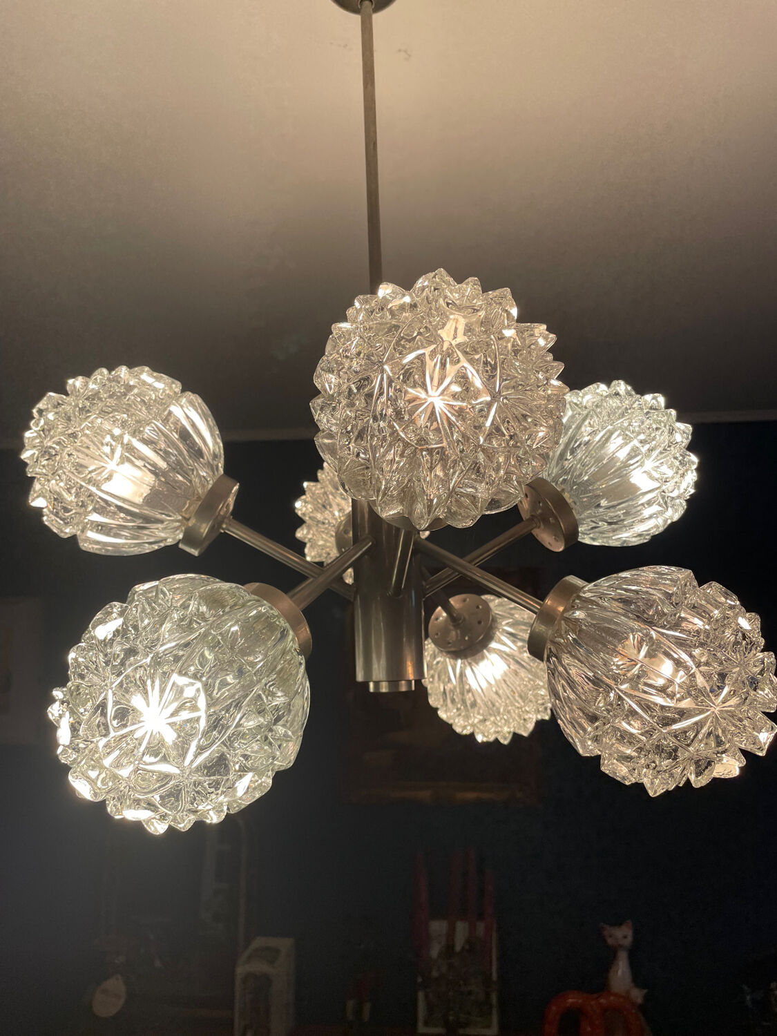 Lustre Space Age Sputnik vintage Richard Essig 1960