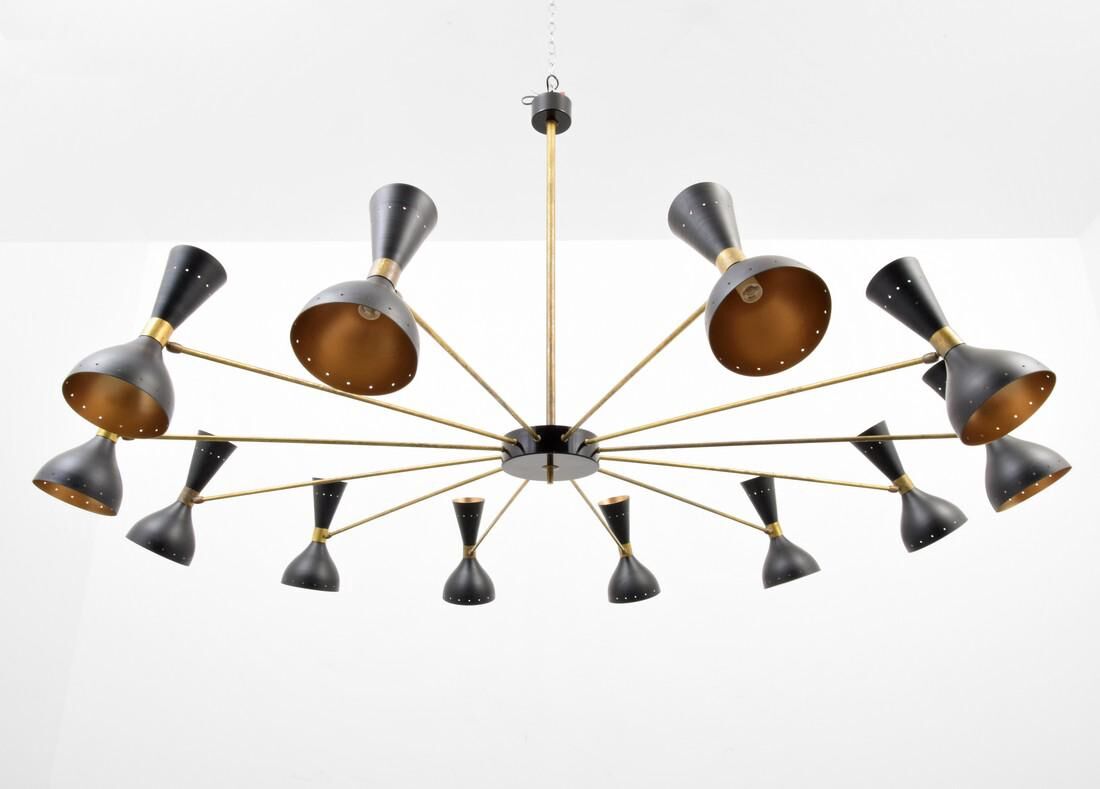 Lustre italien dans le style des années 50/60