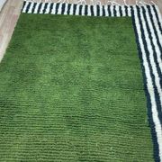 Handmade wool rug handwoven size 150 x 250 cm