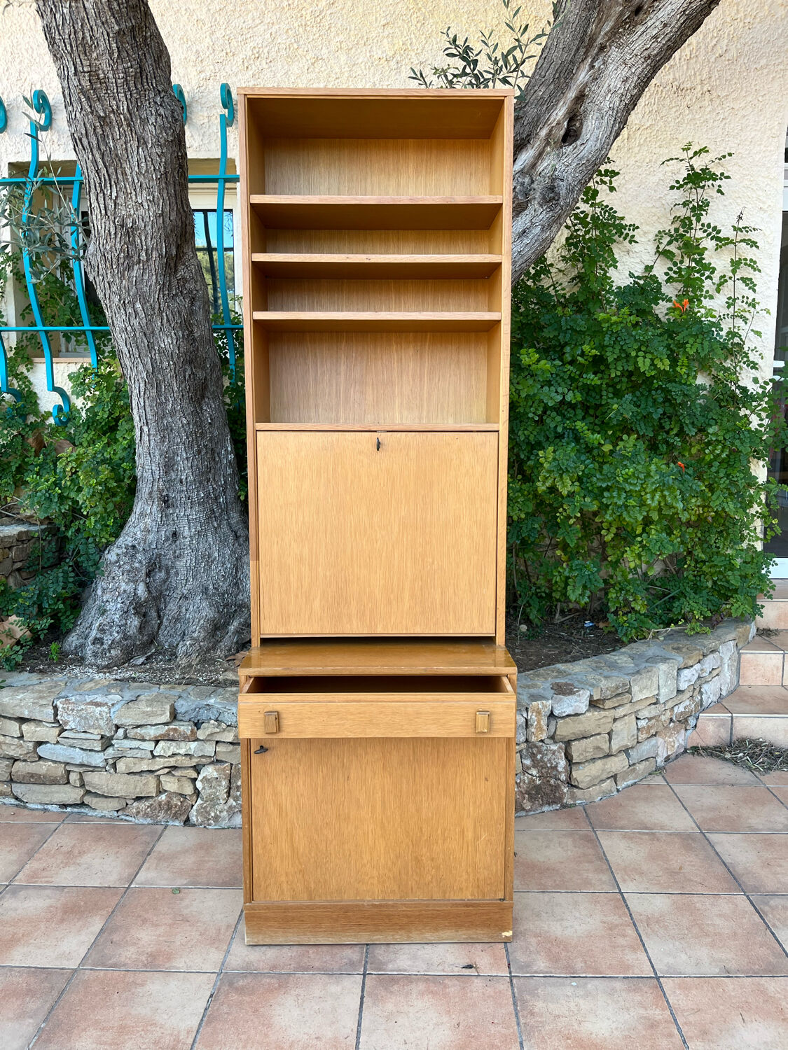 Swedish oak bar cabinet from the 60s-70s.
