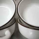 Set of 6 ramekins with Villeroy & Boch porcelain handle