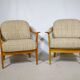 Cherrywood Club Chairs by Klaus Warzecha for Wilhelm Knoll, Set of 2, 1970s