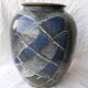 Glazed stoneware vase