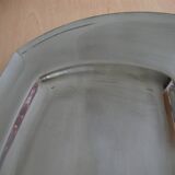 Modern rectangular silver dish