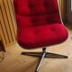 "Executive chair" armchair by Charles Pollock published by Knoll