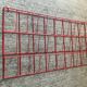 Vintage 80s wall-mounted magazine/vinyl holder