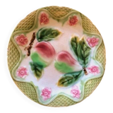 Assiette en barbotine Orchies