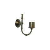 Wall sconce, eclectic, brass, Poland, 1970s.