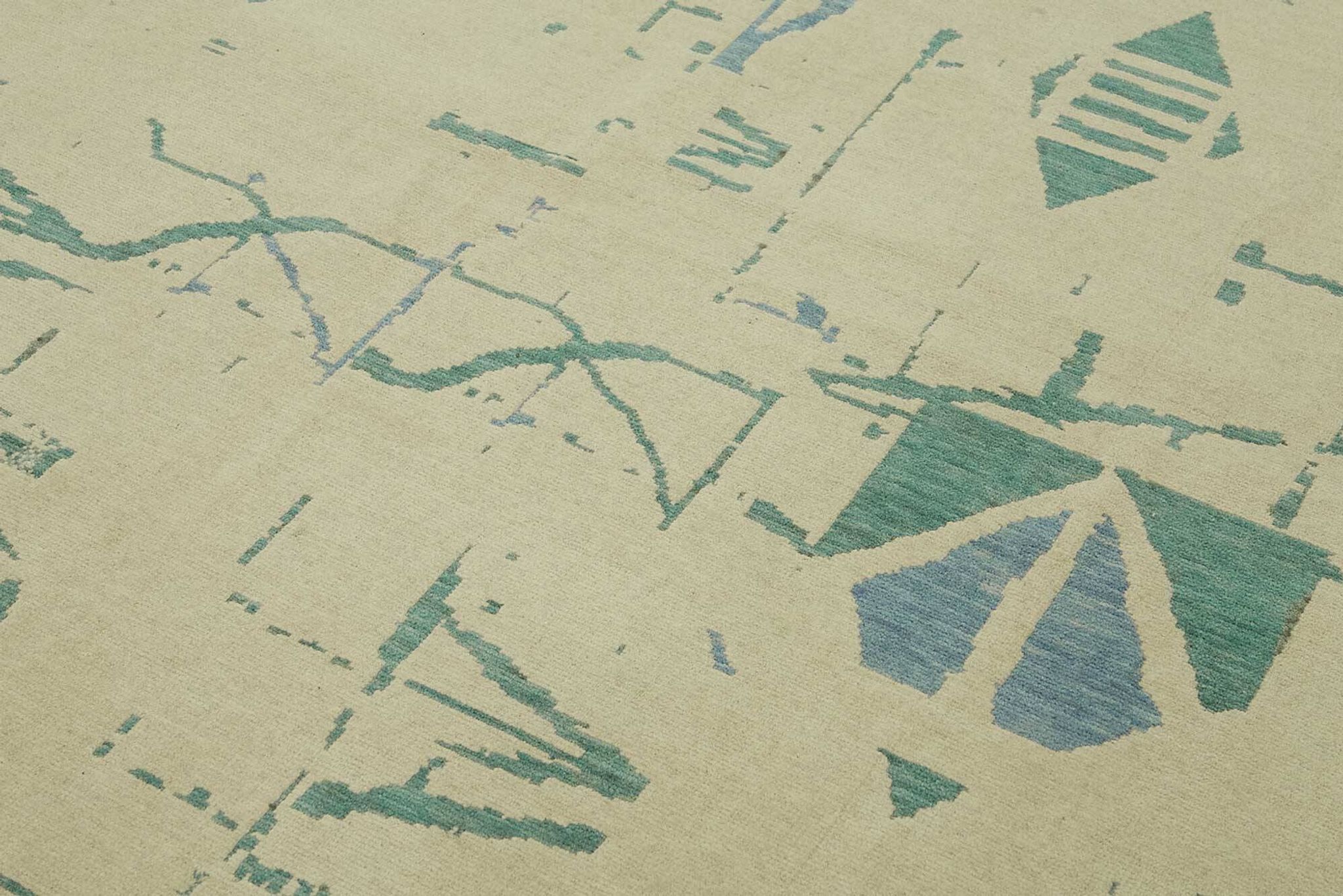 Tapis Oushak turc fait main 250 cm x 354 cm