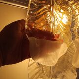 Mazzega wall light in Murano glass, Italy, 1970s.