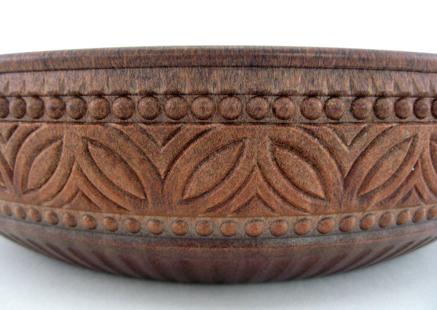 Orange and brown plastic compartmentalized appetizer tray - Emsa W. Germany - vintage 70s