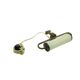 Picture light, mid-century modern, opal glass, brass, Germany, 1950s.