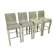 Set de 4 tabourets de bar, Vincent Sheppard, Lloyd Loom, années 2000