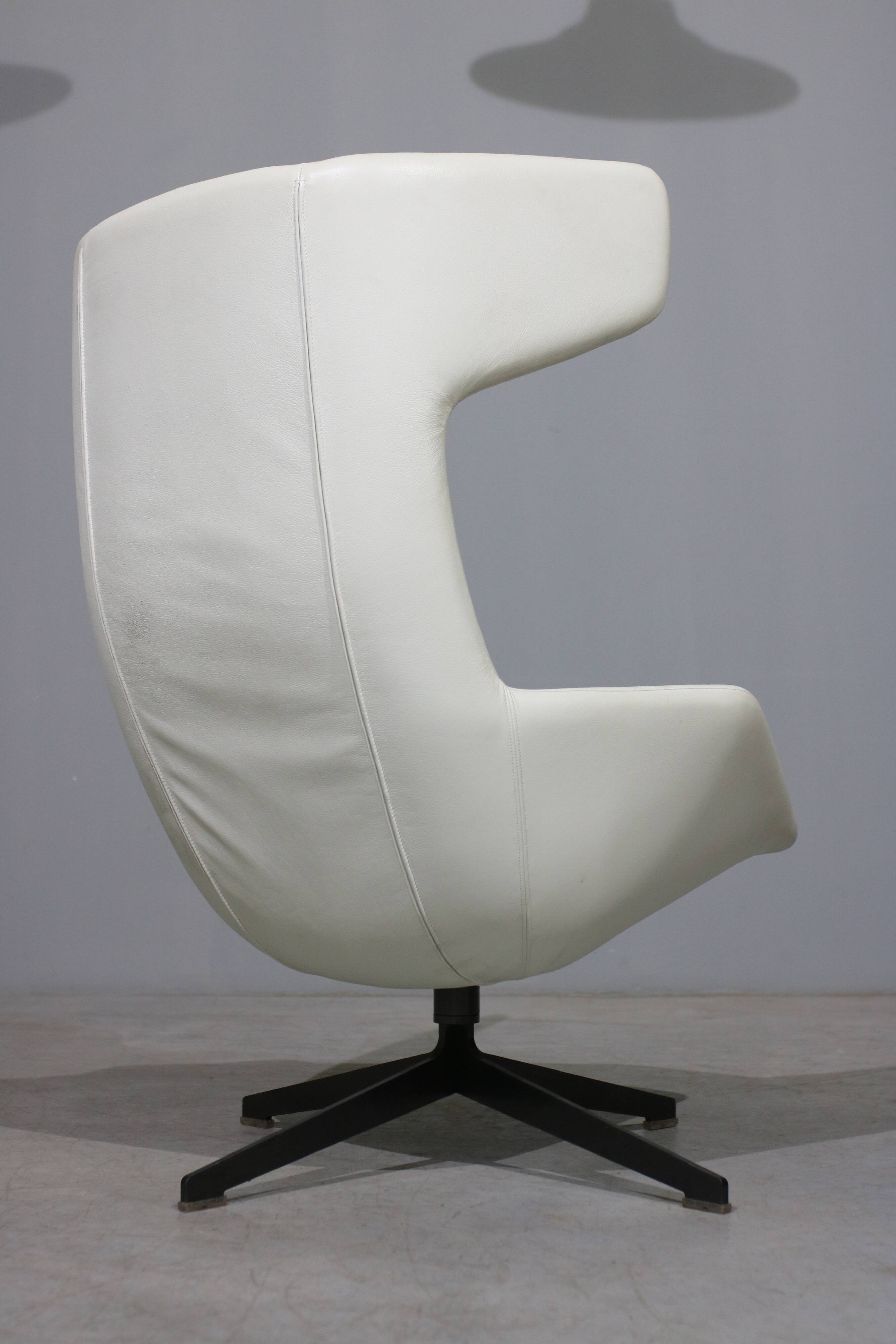 Set of  Lounge Chair and Ottoman By Alfredo Haberli for Moroso