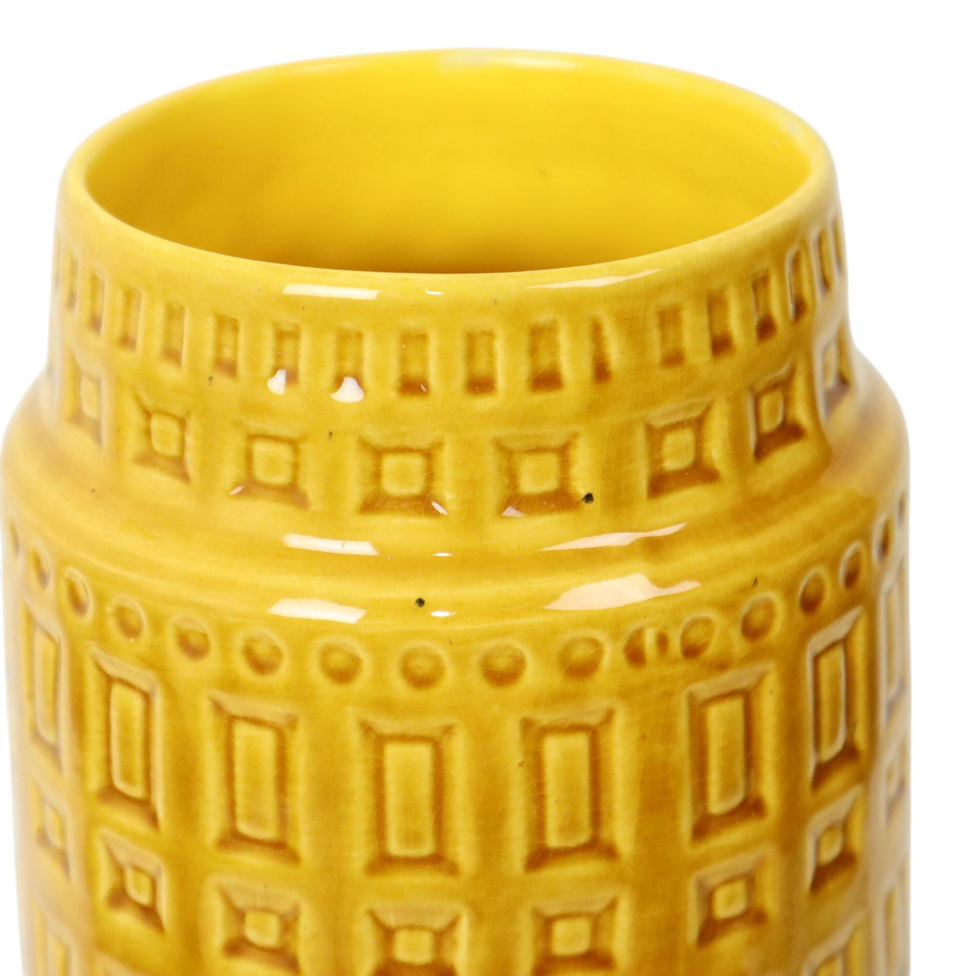 Vintage Scheurich Inka Vase West Germany Ceramics 260-40