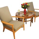 Pair of PK988 / 1023 English armchairs from Parker Knoll 1960s