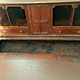English oak scriban early 18th. Queen Anne Slope Office