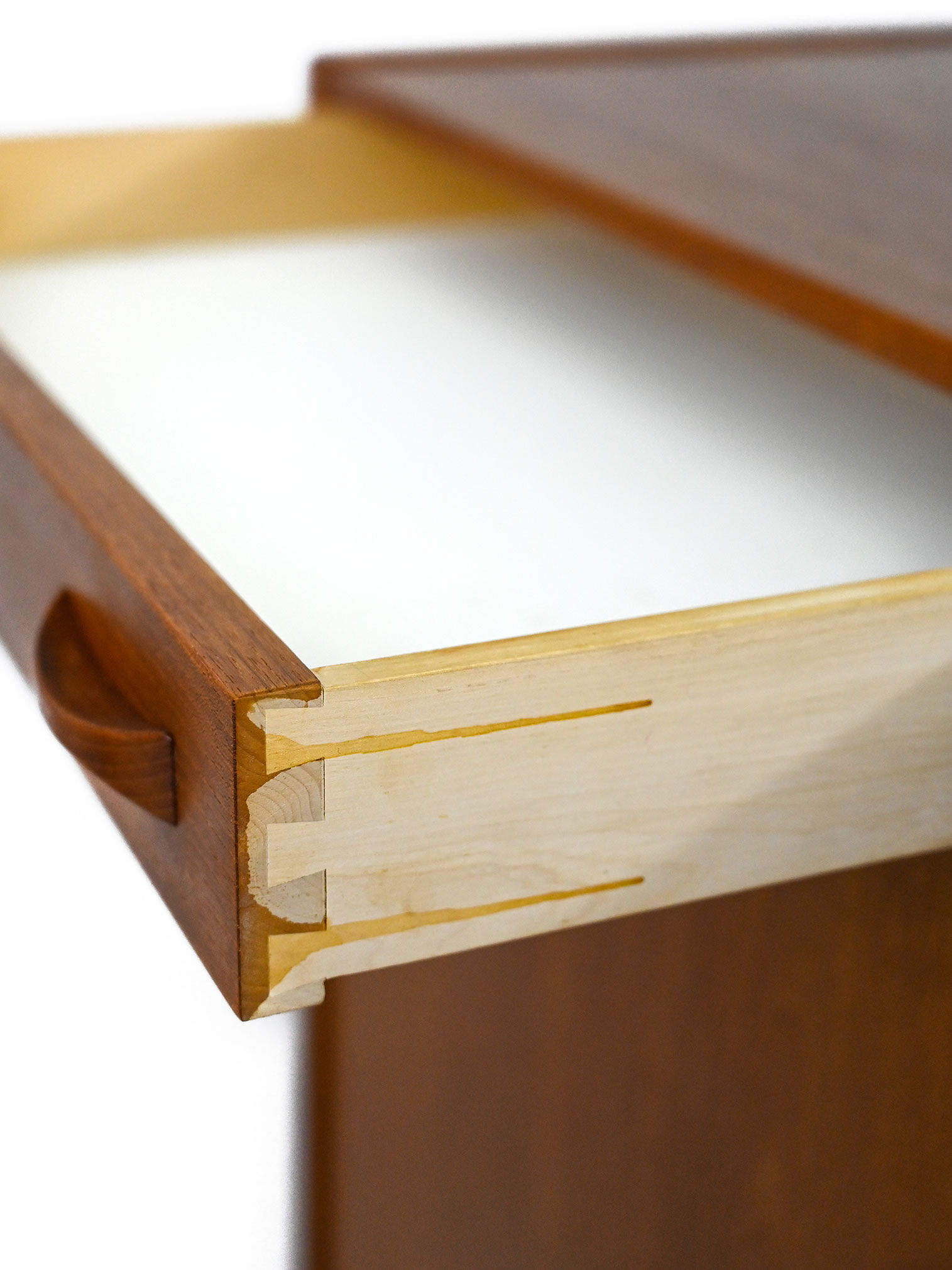 Vintage Scandinavian sideboard with drawers