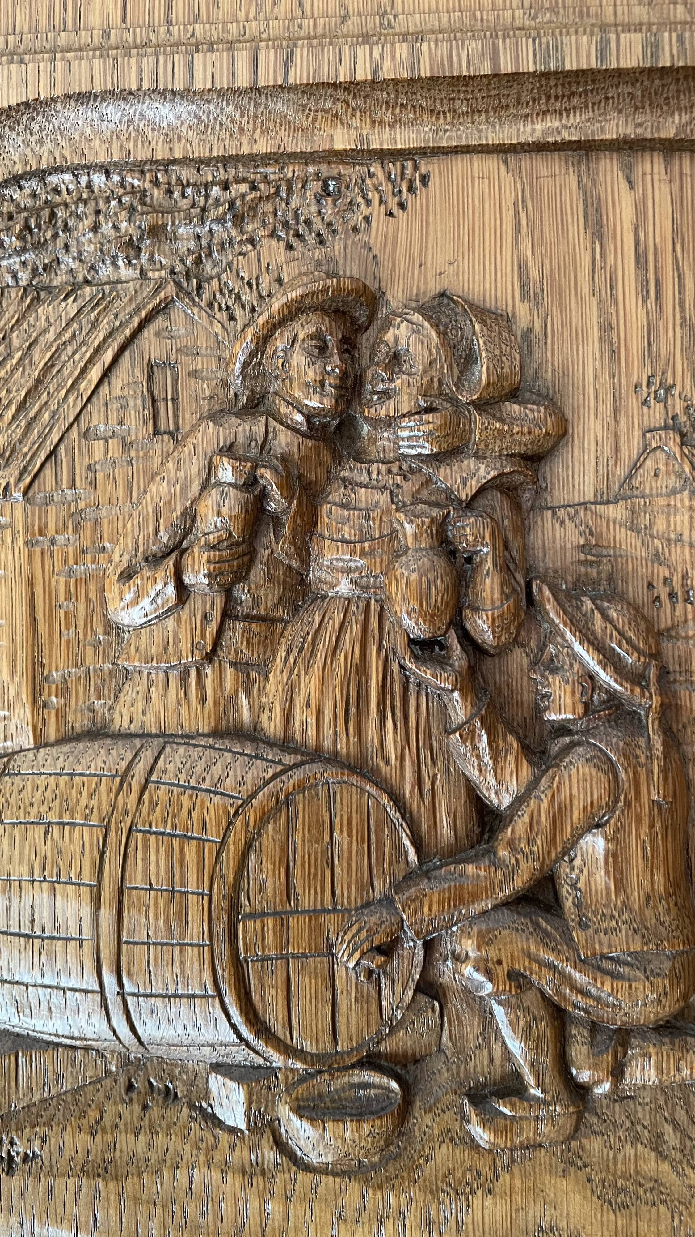 Superb Breton buffet finely carved