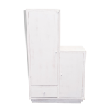 Vintage asymmetrical cabinet