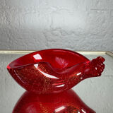 Murano Sommerso pocket emptier from the 70s