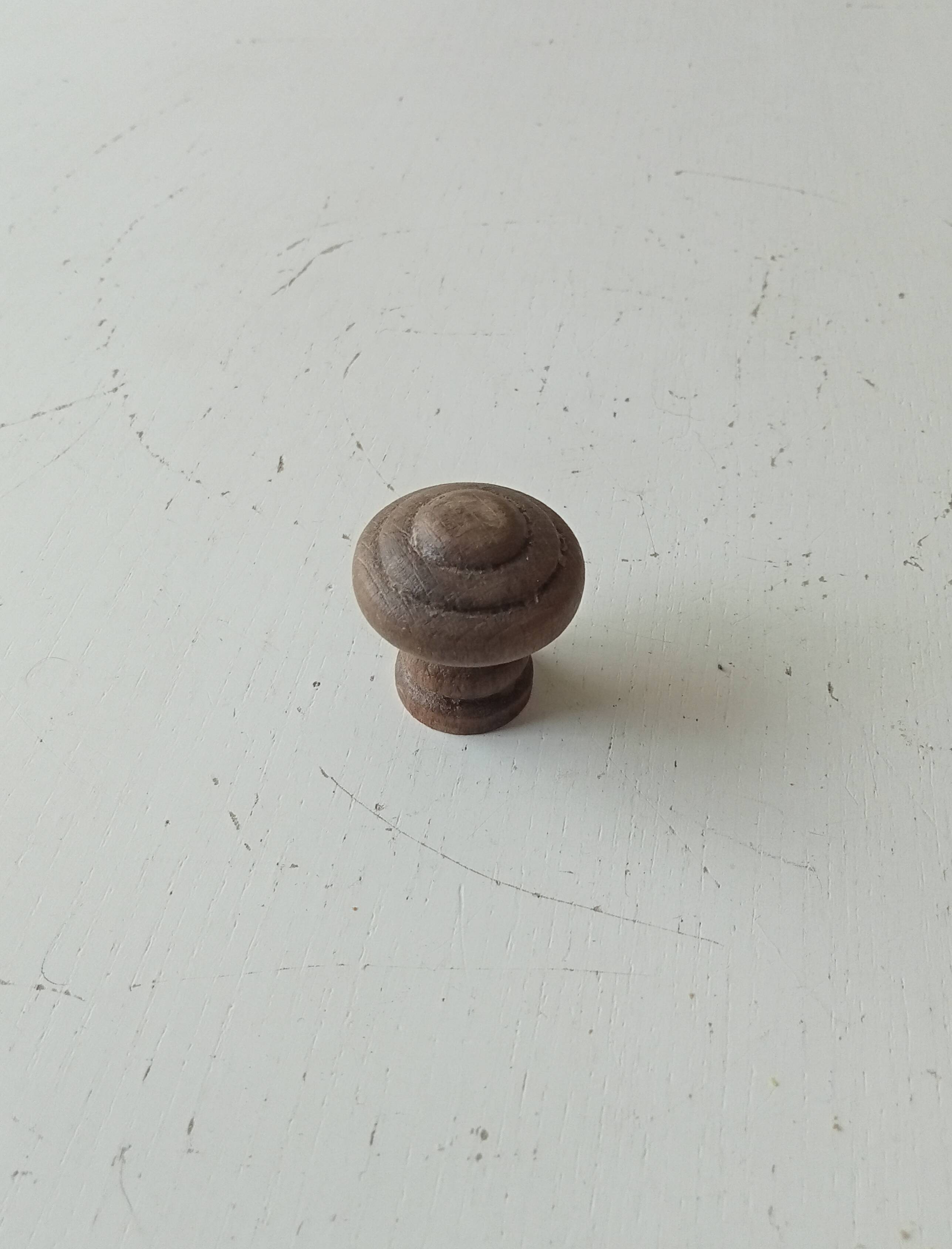 Antique wooden furniture knob