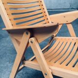 Set of Mid-Century Modern Design Rex Folding Chairs by Niko Kralj for Stol Kamnik, 1980s