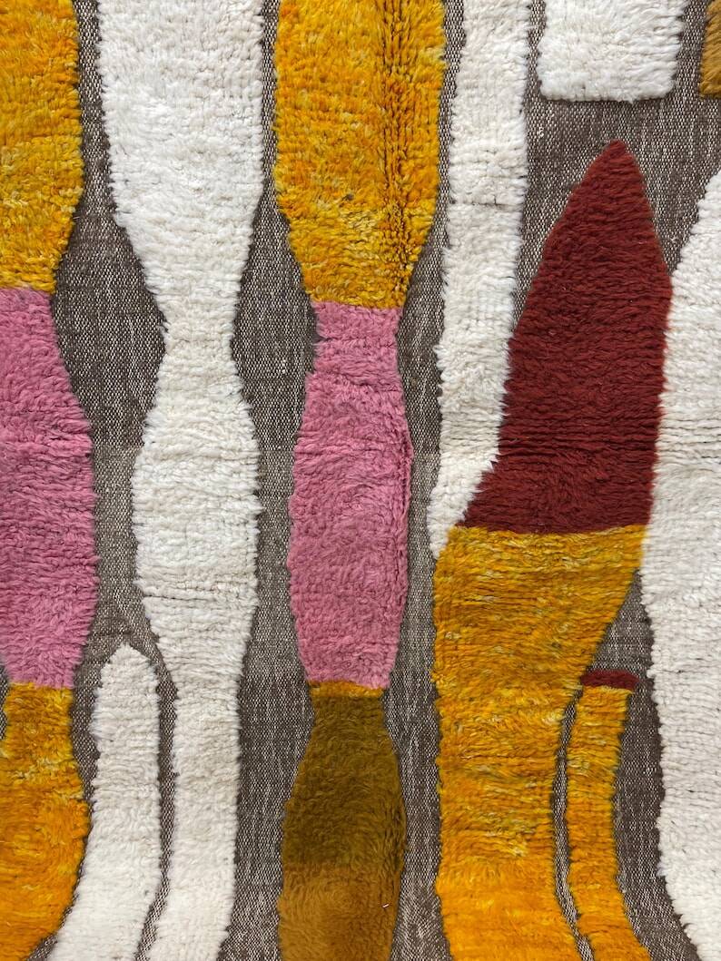 Unique handmade artisan rug 250cm x 150cm