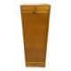 1960s office filing cabinet with curtains