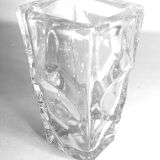 Crystal vase from Vannes, 1950s, height 21 cm.