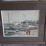 Ancient painting by the artist Robert Laroche.