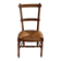 Chaise basse « nourrice » paillée vintage