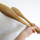 Set of 3 vintage juggling pins, beech wood, vintage