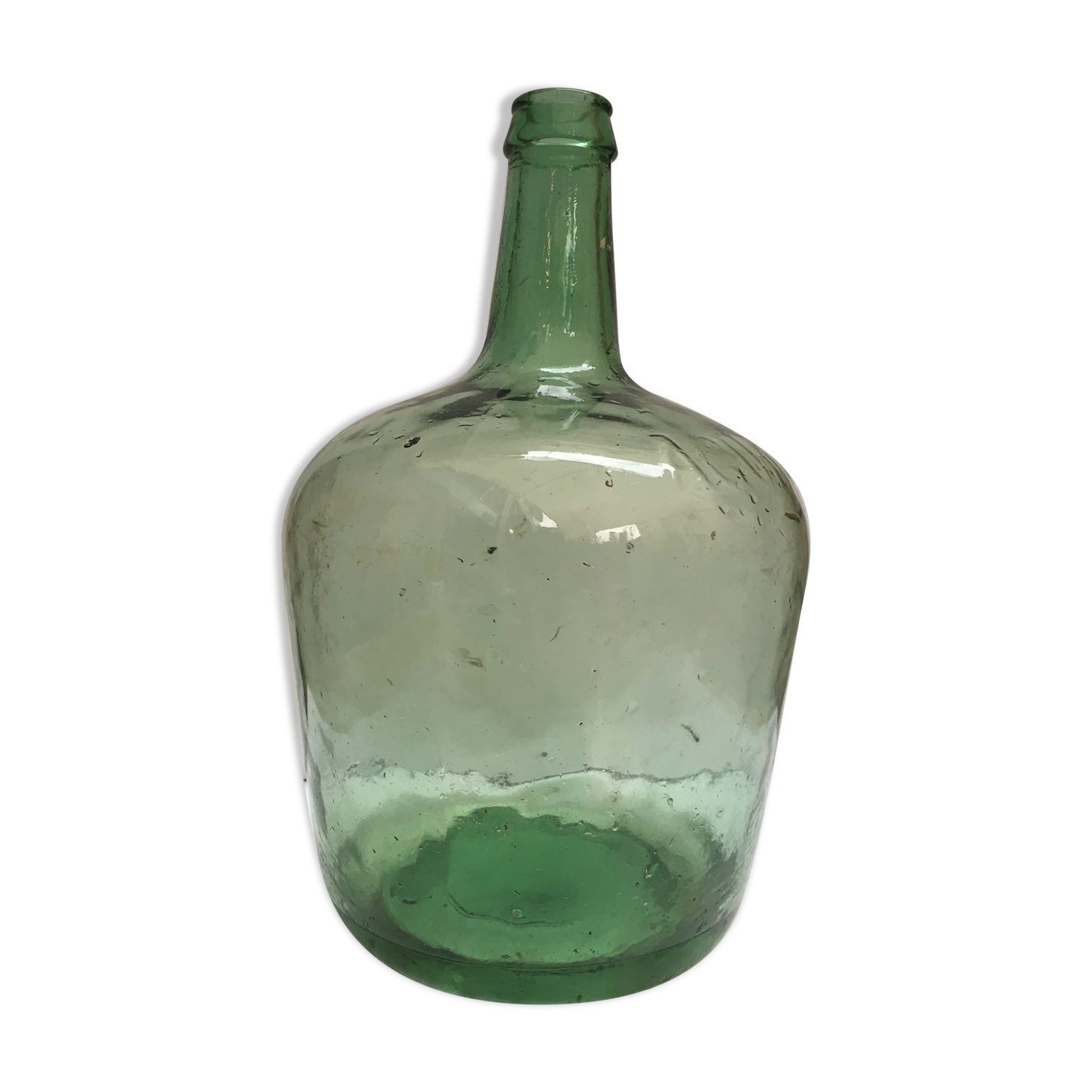 Beautiful demijohn blown glass