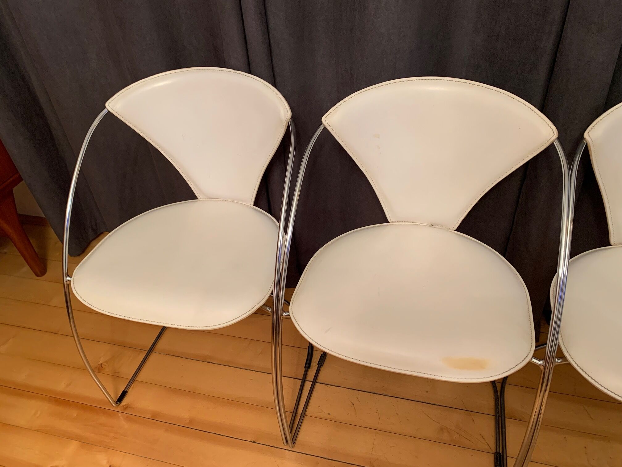 Set of four Linda chairs, Arrben, Italy, 1980s