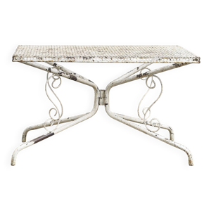 Table de jardin en fer