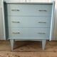 Commode 3 tiroirs vert amande