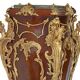 Pair of important Louis XV style pedestals