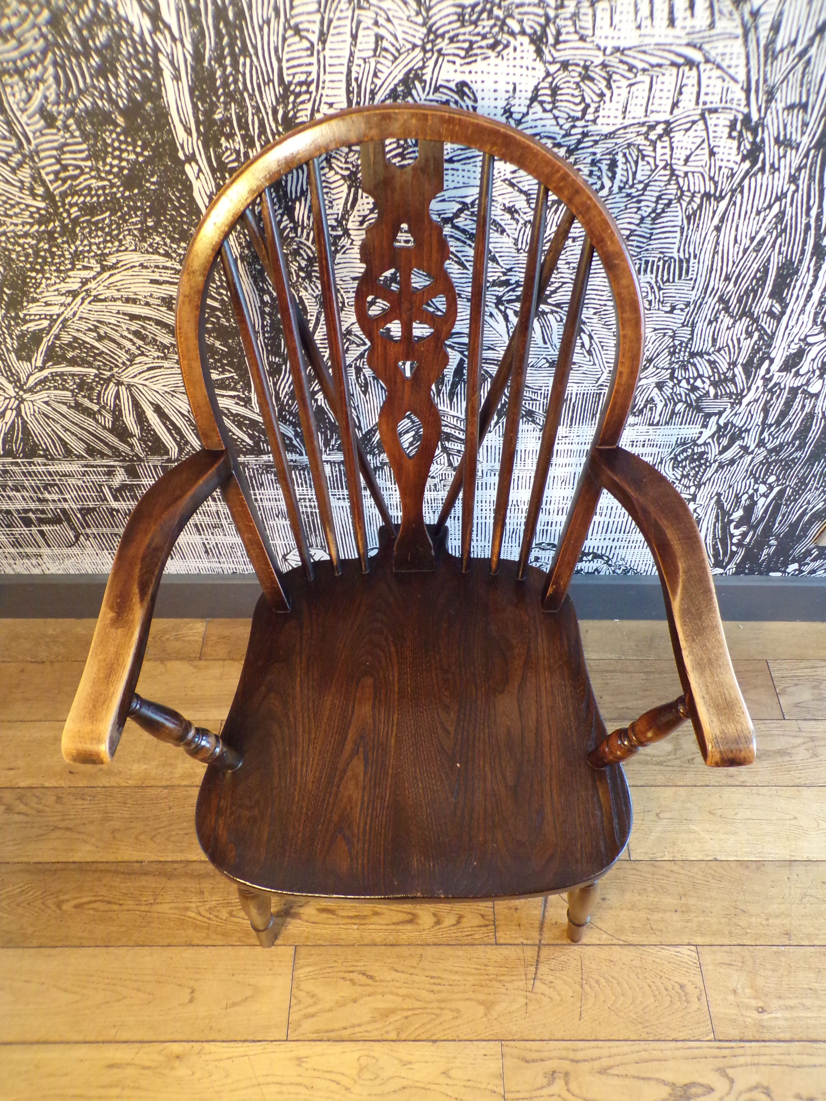 Vintage windsor armchair