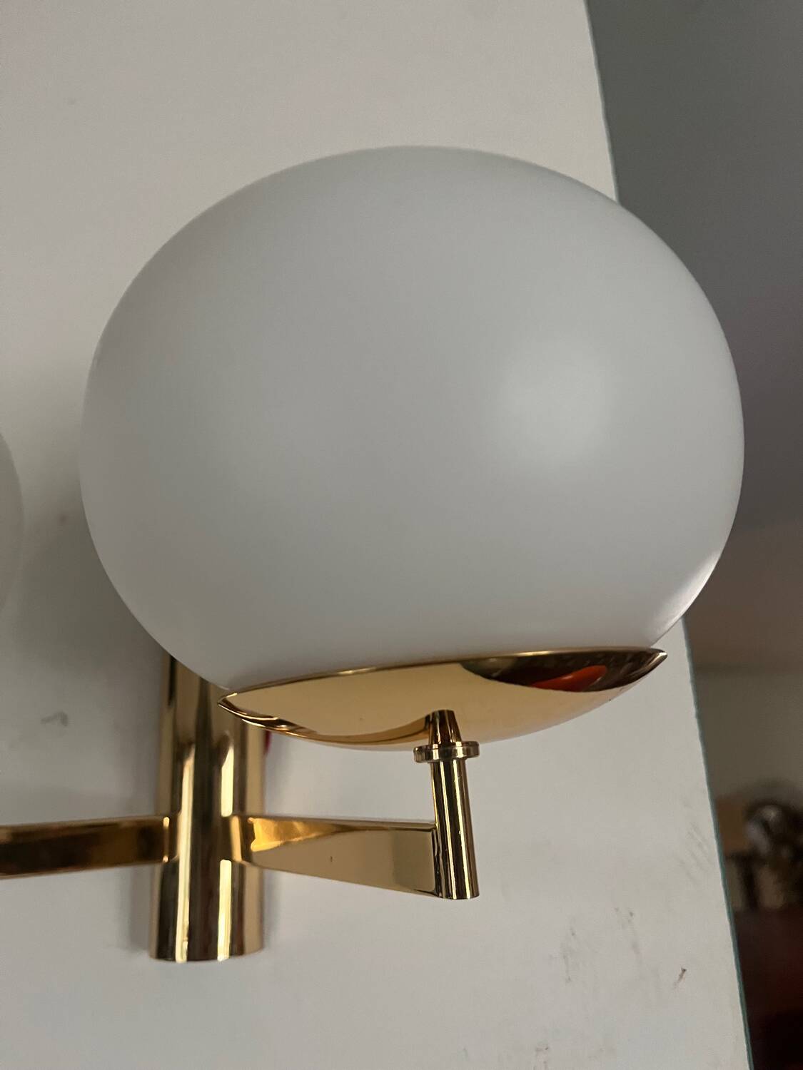 Pair of vintage Sciolari double wall lights