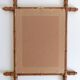 Art Nouveau Faux Bamboo Mirror, 65cm / 25.8", Handmade, Wood, C. 1900
