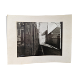 Vintage black and white photo