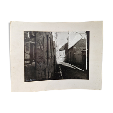 Vintage black and white photo