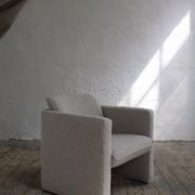 Fauteuil lounge Gray Dedar en bouclette | Années 1990