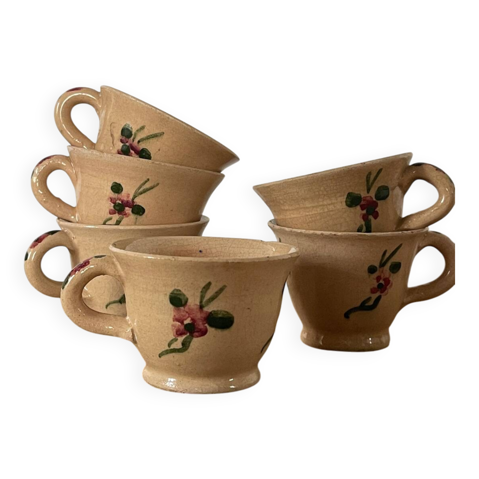 Flowery cups