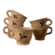 Flowery cups