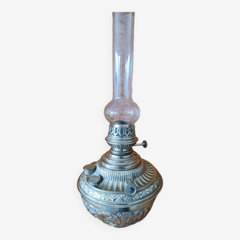 Copper kerosene lamp.made in usa