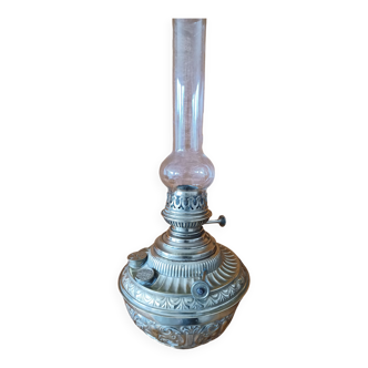 Copper kerosene lamp.made in usa