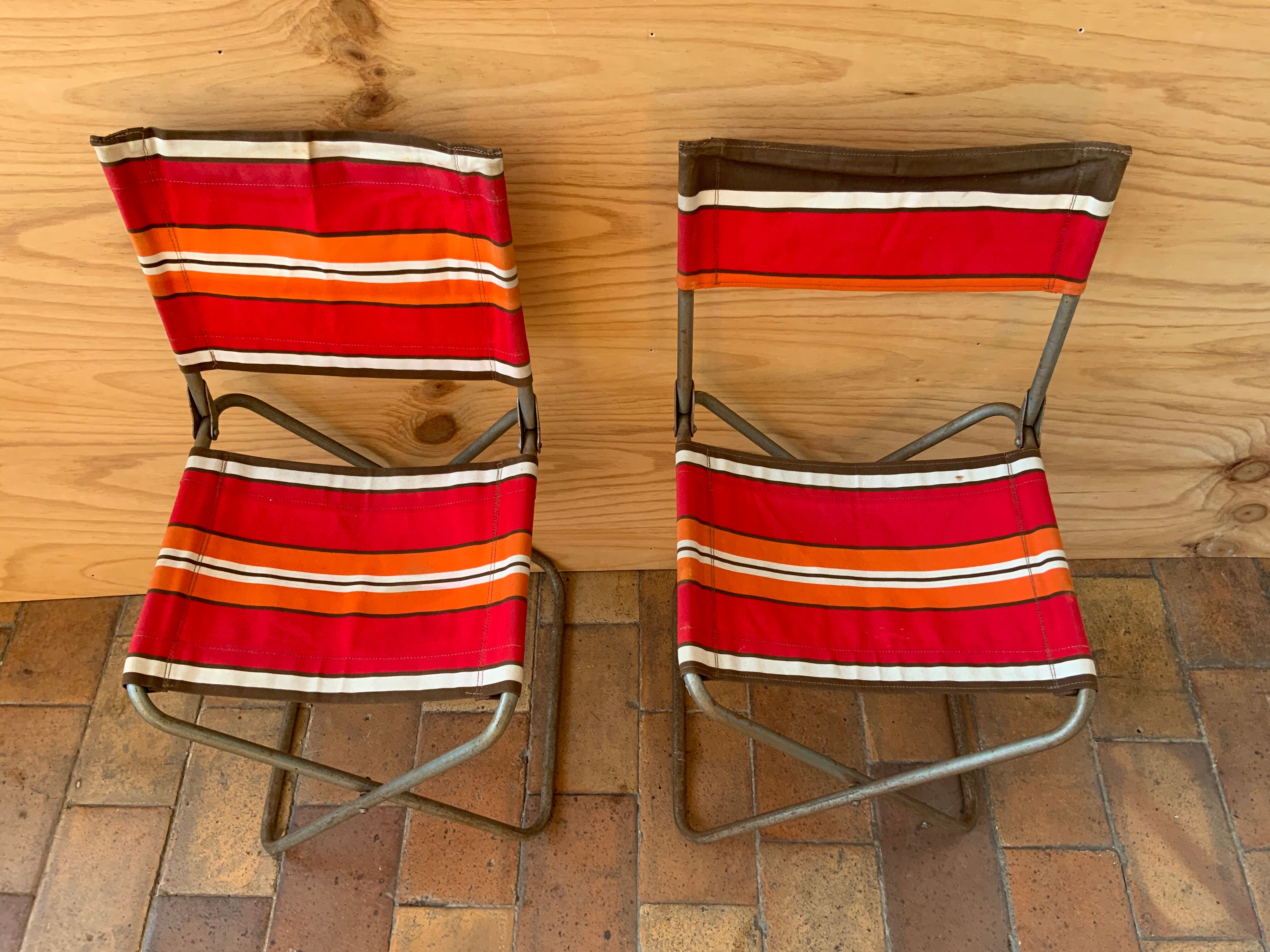 Paire de chaises de camping