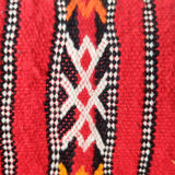 Large Moroccan Red Kilim Cushion